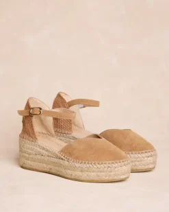 Polin et moi Alpargatas*Alpargata Aurelina Taupe CAMEL