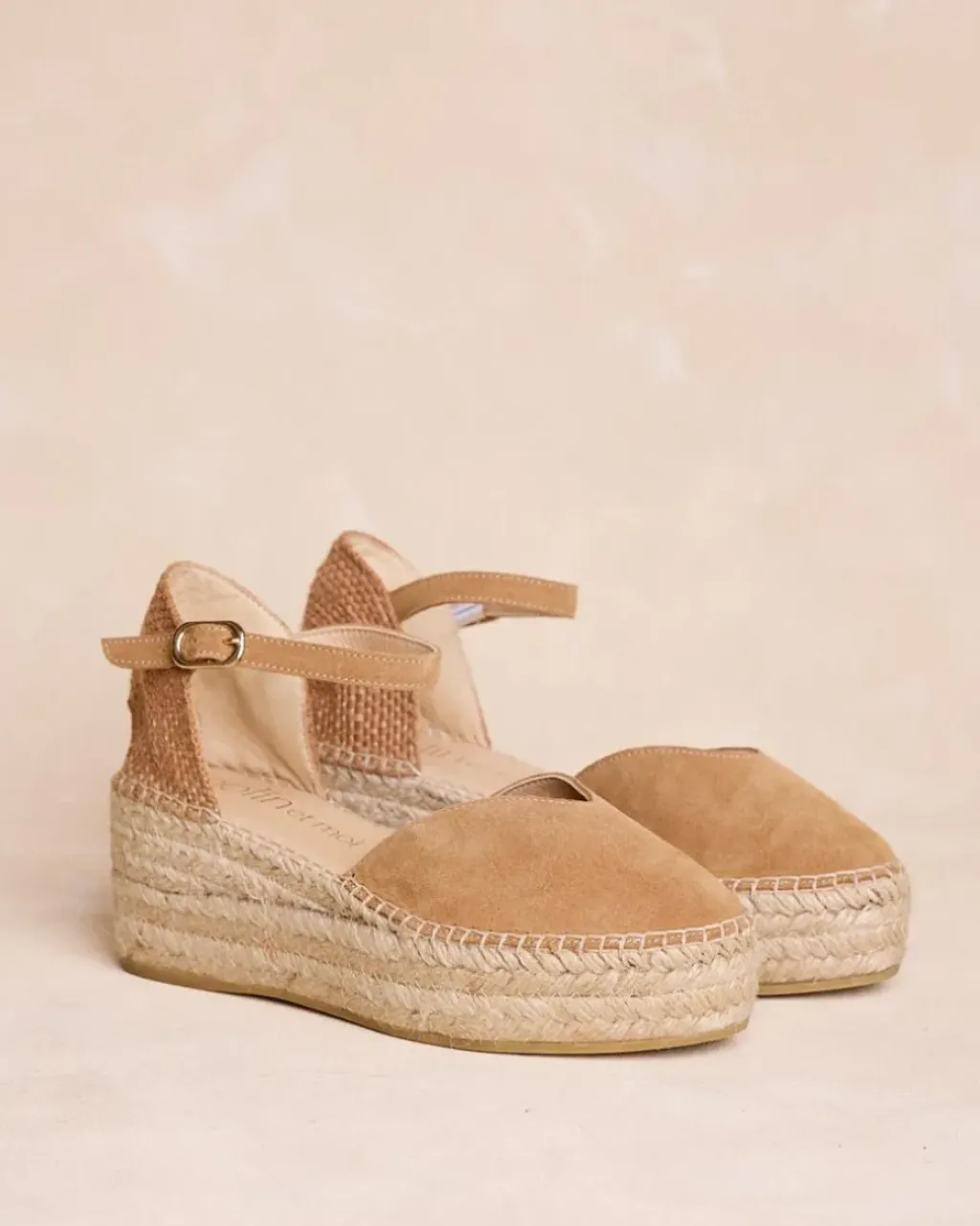 Polin et moi Alpargatas*Alpargata Aurelina Taupe CAMEL