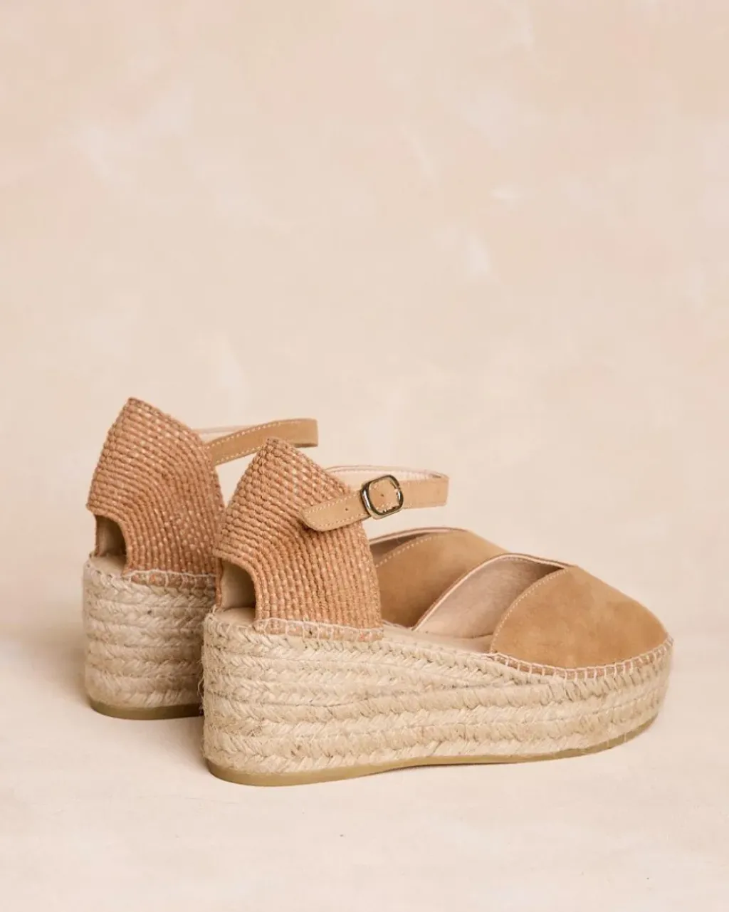 Polin et moi Alpargatas*Alpargata Aurelina Taupe CAMEL