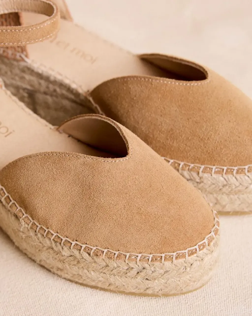 Polin et moi Alpargatas*Alpargata Aurelina Taupe CAMEL