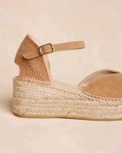 Polin et moi Alpargatas*Alpargata Aurelina Taupe CAMEL
