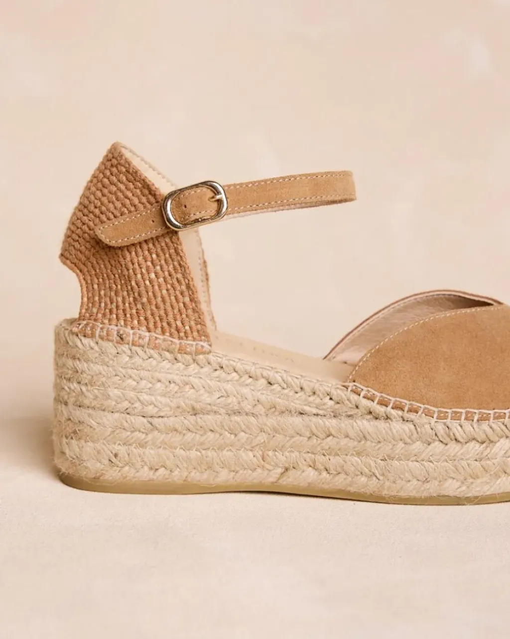 Polin et moi Alpargatas*Alpargata Aurelina Taupe CAMEL