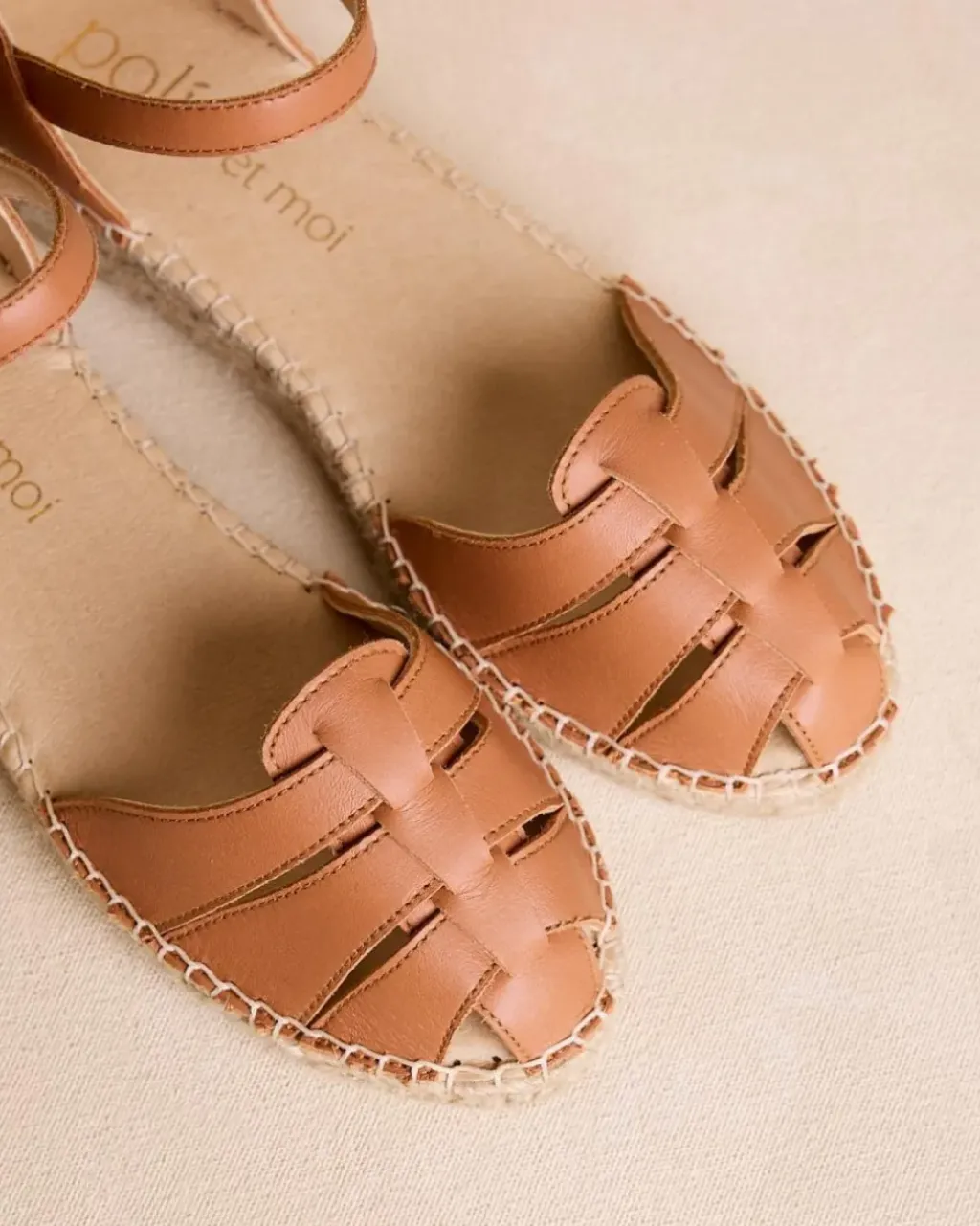 Polin et moi Alpargatas*Alpargata Cangrejera Camilla camel