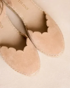 Polin et moi Alpargatas*Alpargata Detalle Sidonie BEIGE