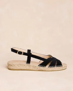 Polin et moi Alpargatas*Alpargata Sandalia Brienne negro