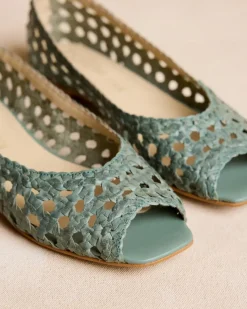 Polin et moi Bailarinas*Bailarina Trenzada Aqua Verdeagua