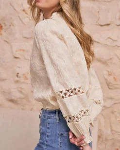 Polin et moi Maternidad|Blusas Y Camisas*Blusa Bordada Dafne Crudo