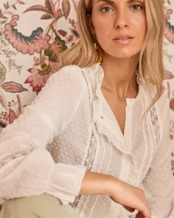 Polin et moi Maternidad|Blusas Y Camisas*Blusa Bordados Sabrina BLANCO