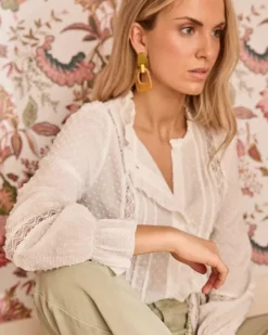 Polin et moi Maternidad|Blusas Y Camisas*Blusa Bordados Sabrina BLANCO