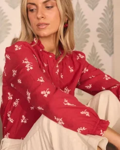 Polin et moi Maternidad|Blusas Y Camisas*Blusa Tania cereza