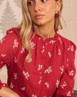 Polin et moi Maternidad|Blusas Y Camisas*Blusa Tania cereza