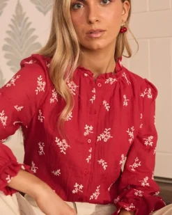 Polin et moi Maternidad|Blusas Y Camisas*Blusa Tania cereza
