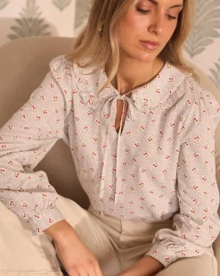 Polin et moi Blusas Y Camisas*Blusa Cuello Juliette blanco