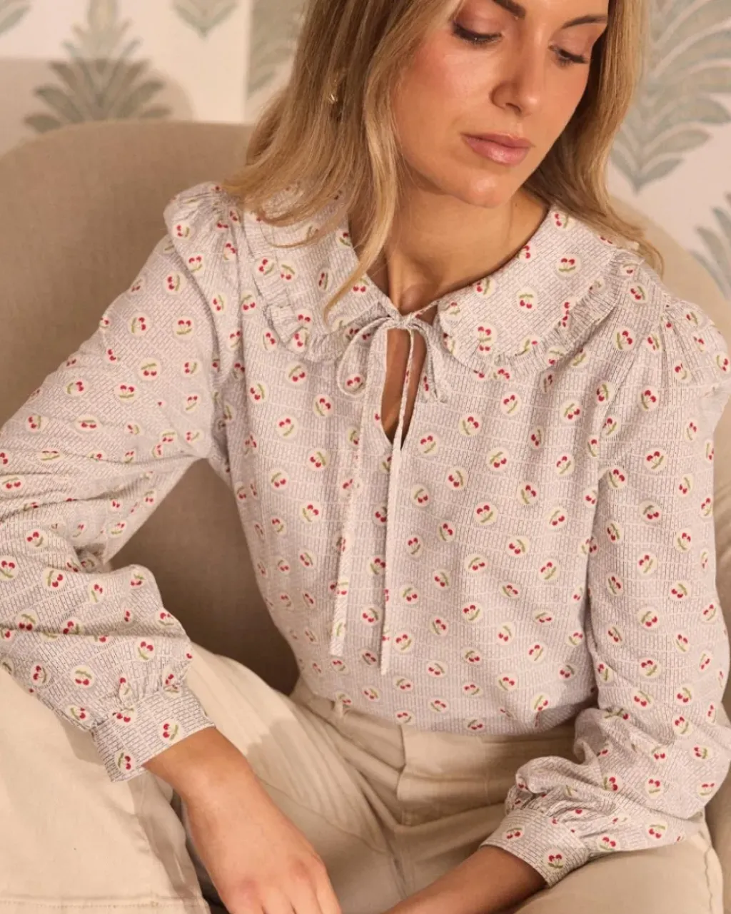 Polin et moi Blusas Y Camisas*Blusa Cuello Juliette blanco