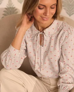 Polin et moi Blusas Y Camisas*Blusa Cuello Juliette blanco