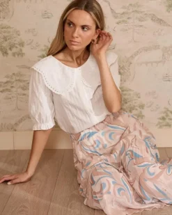 Polin et moi Maternidad|Blusas Y Camisas*Blusa Cuello Simona blanco
