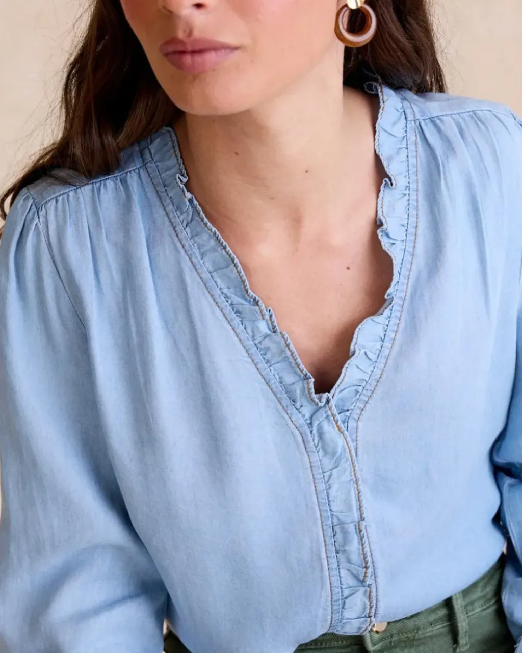 Polin et moi Maternidad|Blusas Y Camisas*Blusa Beatriz denim