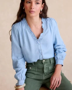 Polin et moi Maternidad|Blusas Y Camisas*Blusa Beatriz denim