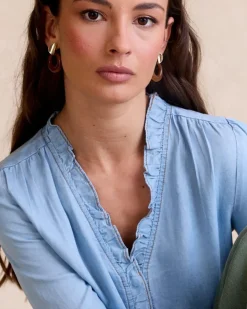 Polin et moi Maternidad|Blusas Y Camisas*Blusa Beatriz denim