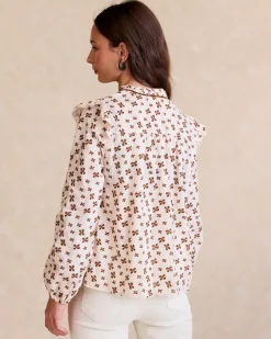 Polin et moi Blusas Y Camisas*Blusa Estampada Azucena Crudo