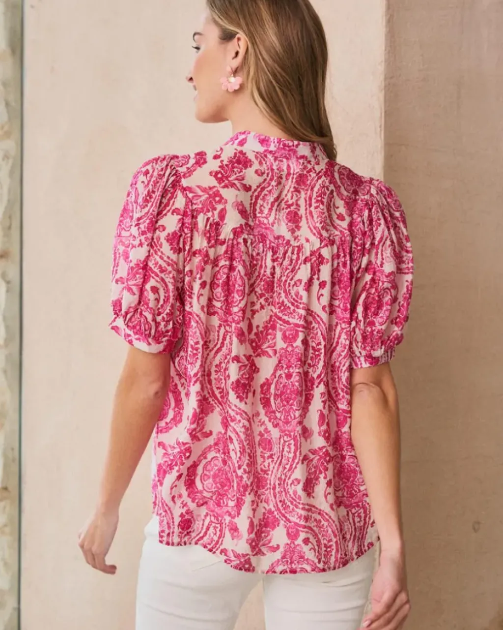 Polin et moi Maternidad|Blusas Y Camisas*Blusa Estampada Elisabeth Rosa