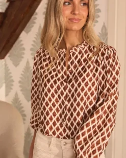 Polin et moi Maternidad|Blusas Y Camisas*Blusa Estampado Mariela TEJA
