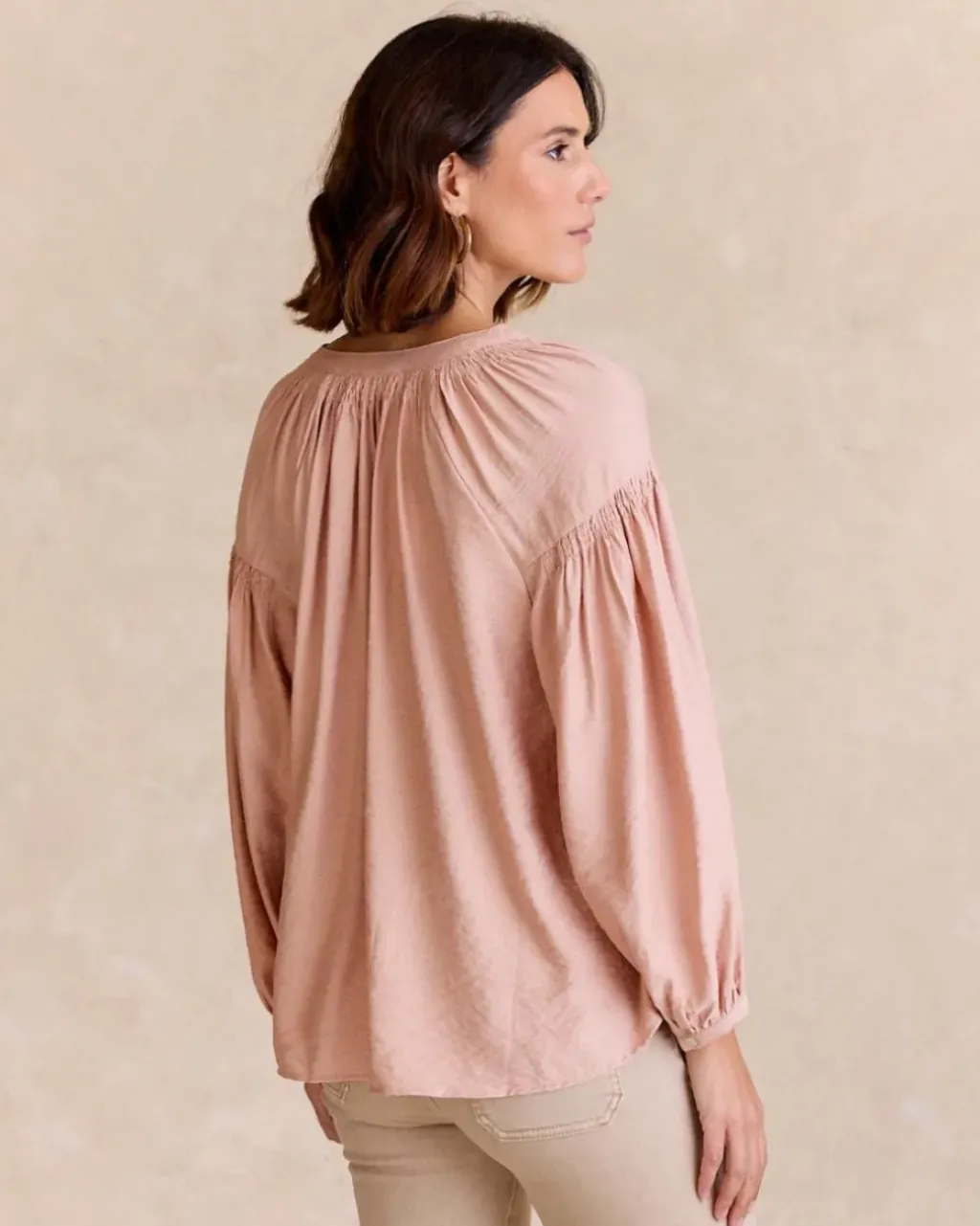 Polin et moi Blusas Y Camisas*Blusa Lisa Nati ROSA