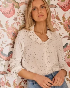 Polin et moi Maternidad|Blusas Y Camisas*Blusa Lunares Anina Crudo