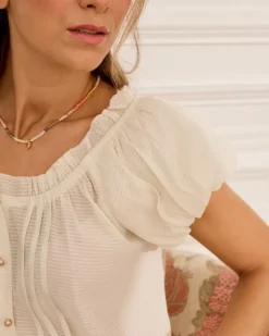 Polin et moi Blusas Y Camisas*Blusa Manga Elara Crudo