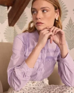 Polin et moi Blusas Y Camisas*Blusa Plumeti Dorian Lila