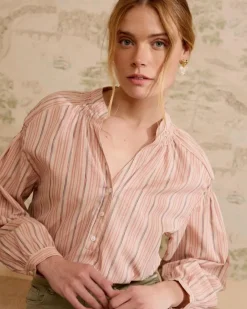 Polin et moi Blusas Y Camisas|Maternidad*Blusa Rayas Lurex Linda Rosa