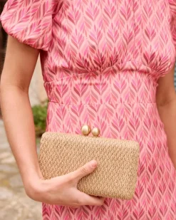 Polin et moi Bolsos*Bolso Invitada Prista camel