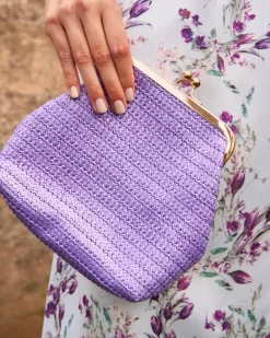 Polin et moi Bolsos*Bolso Saco Farina Lila