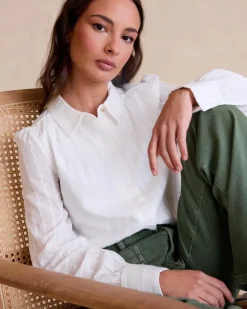 Polin et moi Maternidad|Blusas Y Camisas*Camisa Bordada Matilde BLANCO