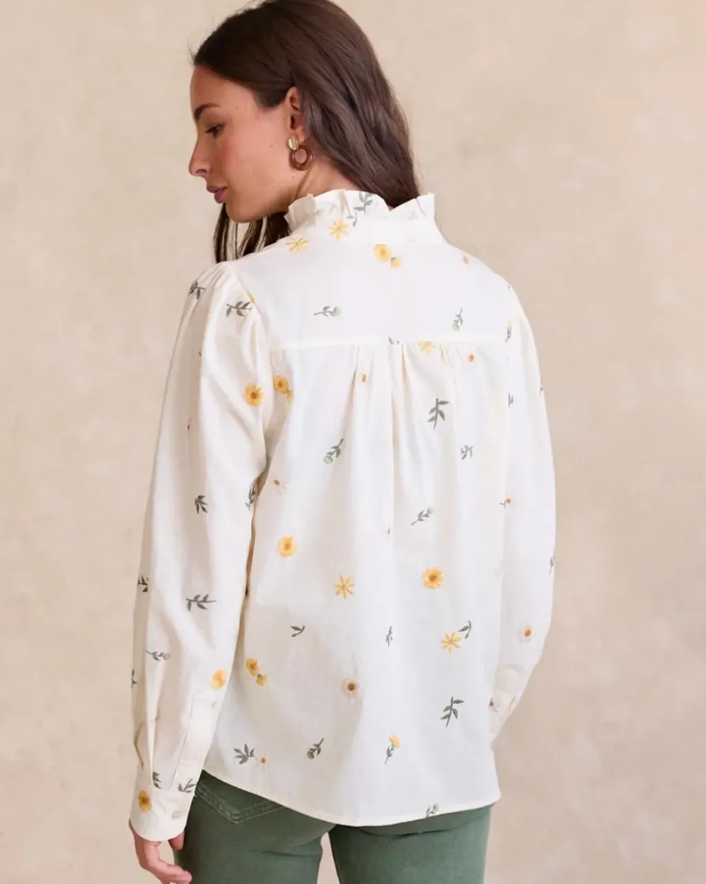 Polin et moi Blusas Y Camisas|Maternidad*Camisa Bordada Sabrina Crudo