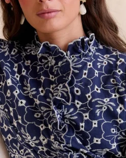 Polin et moi Maternidad|Blusas Y Camisas*Camisa Bordado Guada DENIM