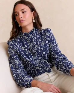 Polin et moi Maternidad|Blusas Y Camisas*Camisa Bordado Guada DENIM