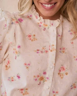 Polin et moi Maternidad|Blusas Y Camisas*Camisa Bordado Nati Crudo