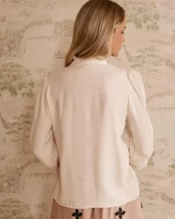 Polin et moi Maternidad|Blusas Y Camisas*Camisa Bordados Cassie Crudo