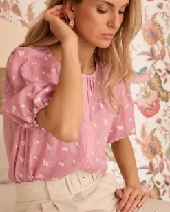 Polin et moi Blusas Y Camisas*Camisa Con Bordados Lia ROSA