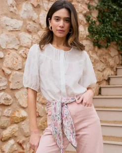 Polin et moi Maternidad|Blusas Y Camisas*Camisa Con Bordados Lua blanco