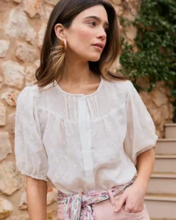 Polin et moi Maternidad|Blusas Y Camisas*Camisa Con Bordados Lua blanco