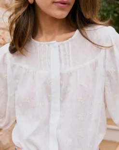 Polin et moi Maternidad|Blusas Y Camisas*Camisa Con Bordados Lua blanco