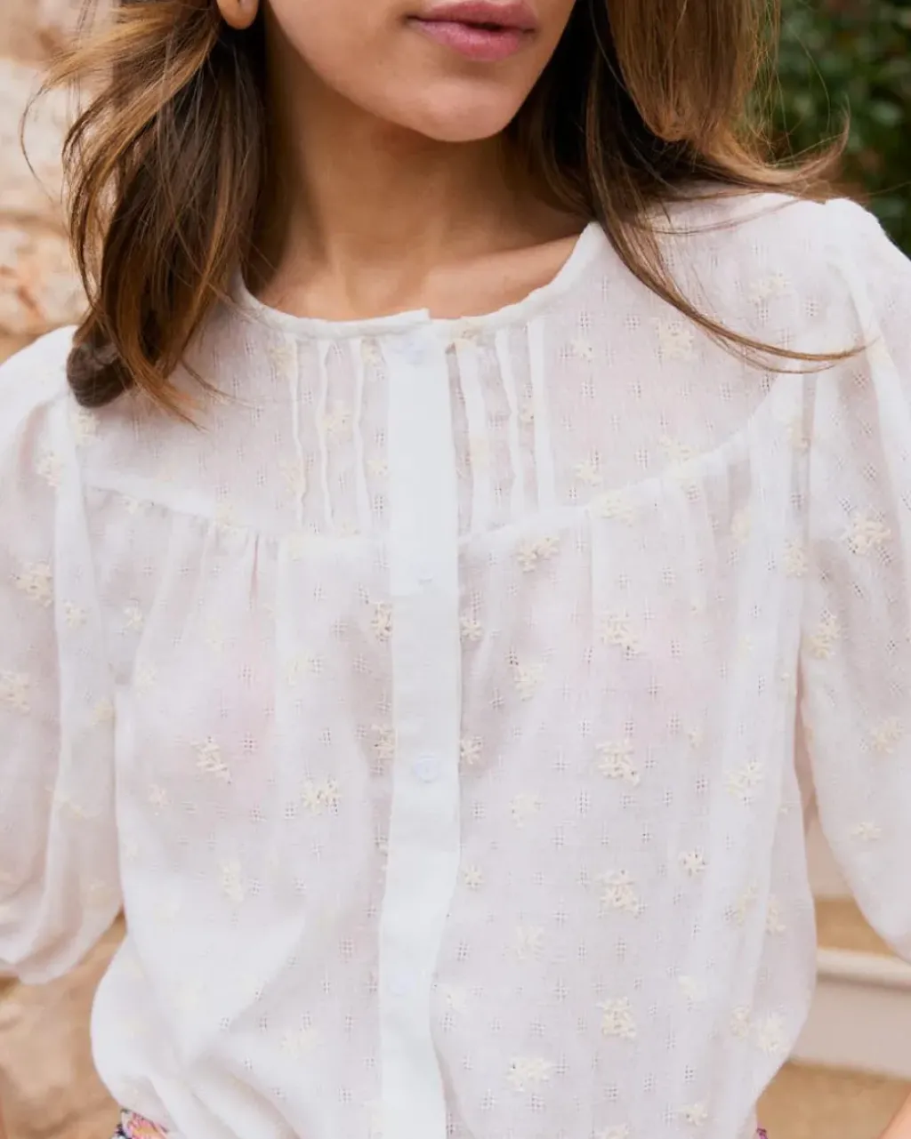 Polin et moi Maternidad|Blusas Y Camisas*Camisa Con Bordados Lua blanco