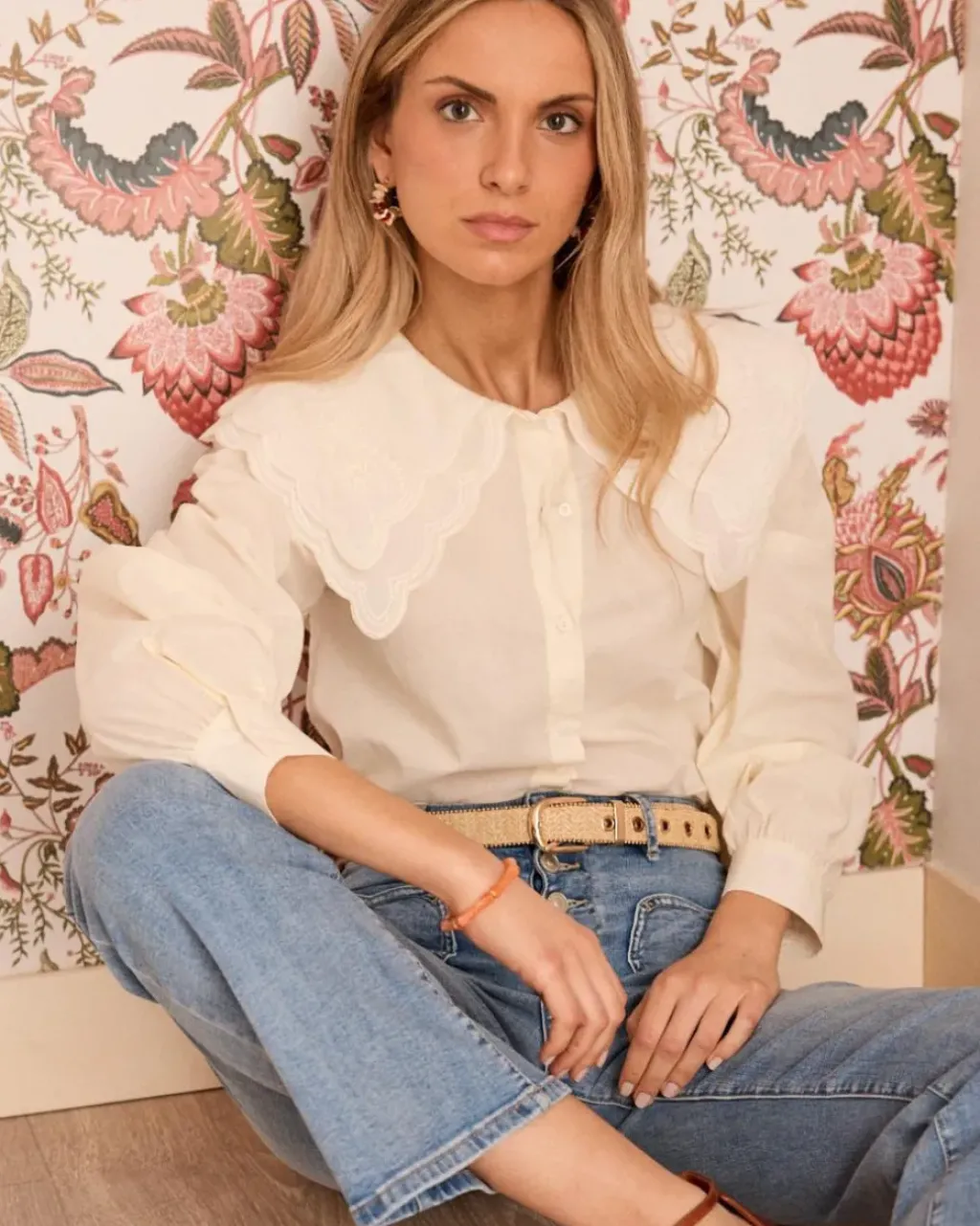 Polin et moi Maternidad|Blusas Y Camisas*Camisa Cuello Iris Crudo