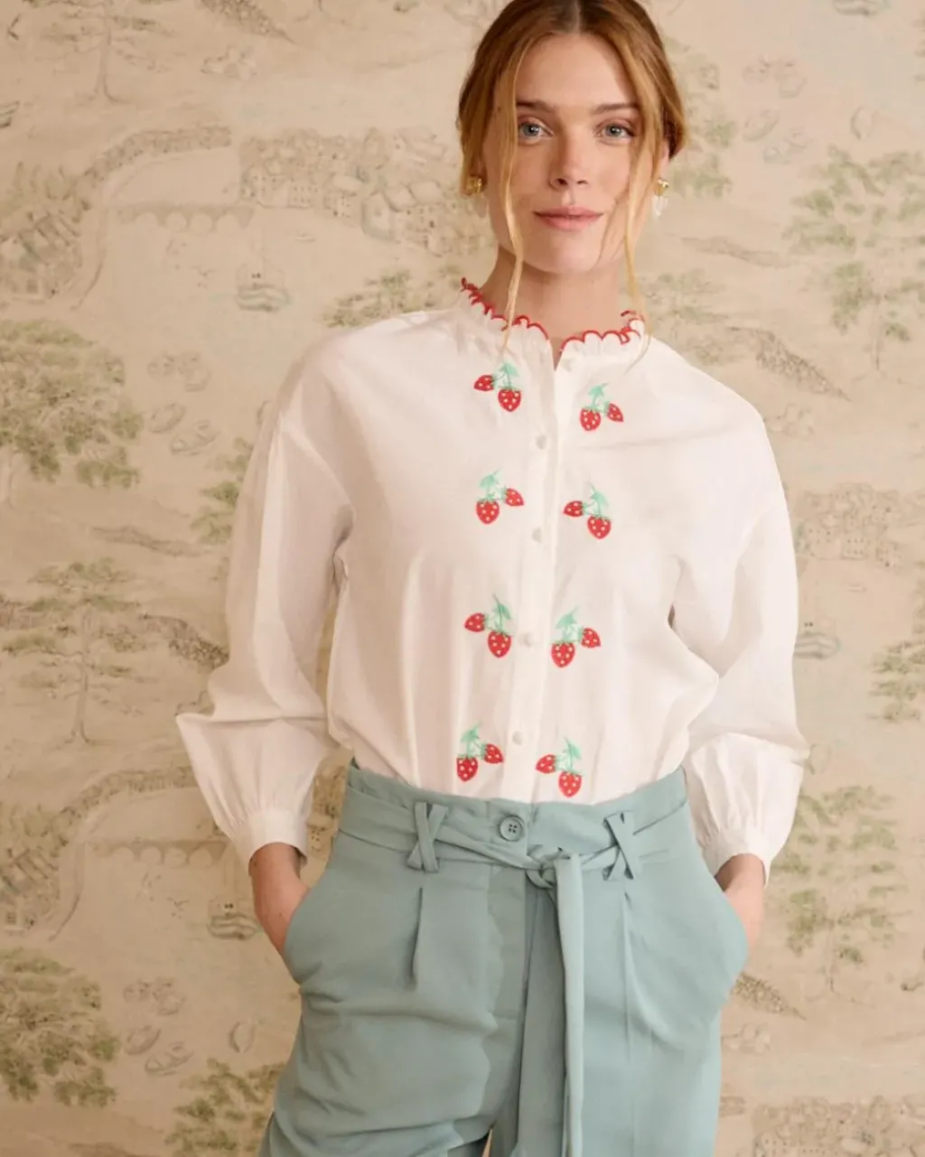 Polin et moi Maternidad|Blusas Y Camisas*Camisa Estampado Chloe Crudo