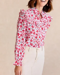 Polin et moi Maternidad|Blusas Y Camisas*Camisa Flores Cinty cereza