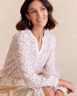 Polin et moi Maternidad|Blusas Y Camisas*Camisa Flores Marisa Crudo