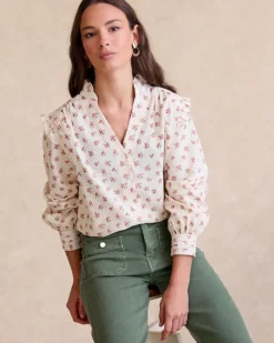 Polin et moi Maternidad|Blusas Y Camisas*Camisa Flores Runa Crudo