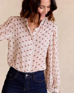 Polin et moi Blusas Y Camisas|Maternidad*Camisa Lunares Nila Crudo